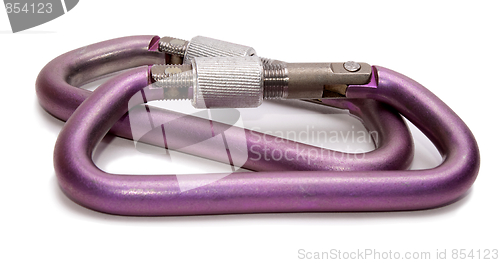 Image of Two Spring Hooks isolated 1