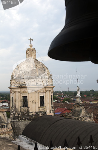 Image of towers of church of la merced granada nicaragua view of city roo