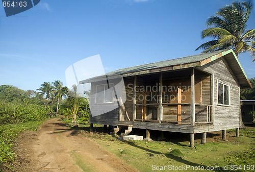 Image of basic beach house cabana corn island nicaragua