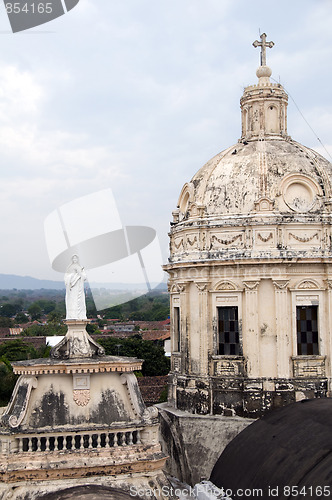 Image of towers of church of la merced granada nicaragua