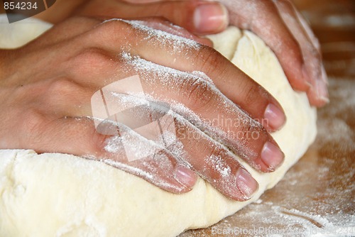 Image of Kneading  dough