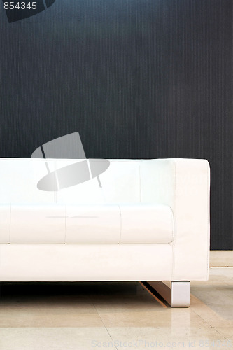 Image of White sofa part