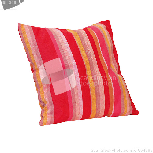 Image of Red straps pillow