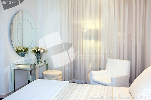 Image of White bedroom