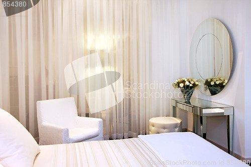 Image of Bedroom in white