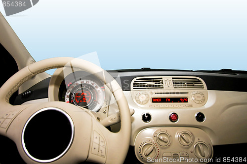 Image of Small car interior