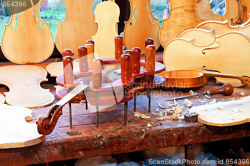 Image of Violin workbench