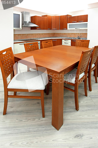 Image of Wooden table