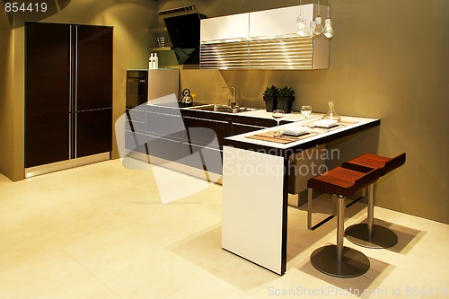 Image of Green kitchen
