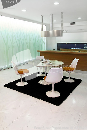 Image of Retro dinner room