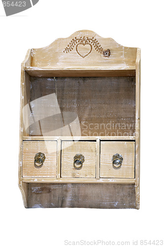 Image of Wooden shelf