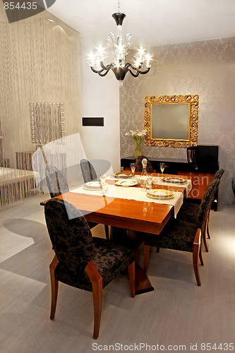 Image of Rustic dinner room