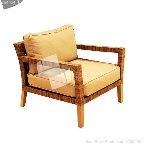 Image of Wooden armchair