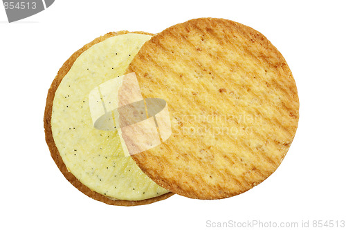 Image of Vanilla cream biscuits