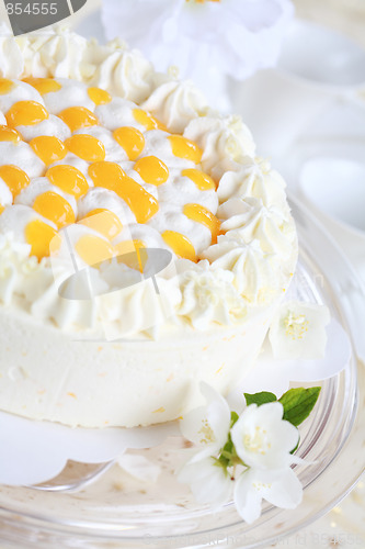 Image of Yogurt cake with oranges