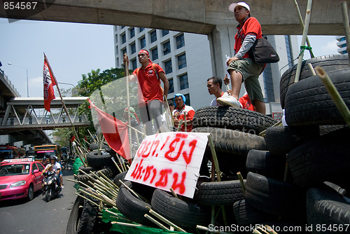 Image of Red shirt demonstrations in Bangkok 2010