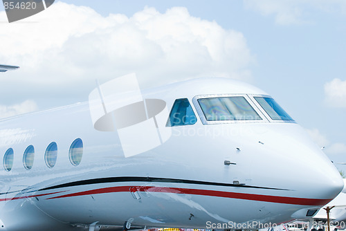Image of Front of executive jet