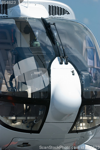 Image of Front detail of helicopter