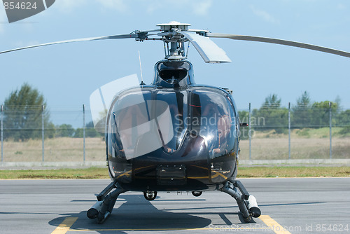 Image of Black helicopter