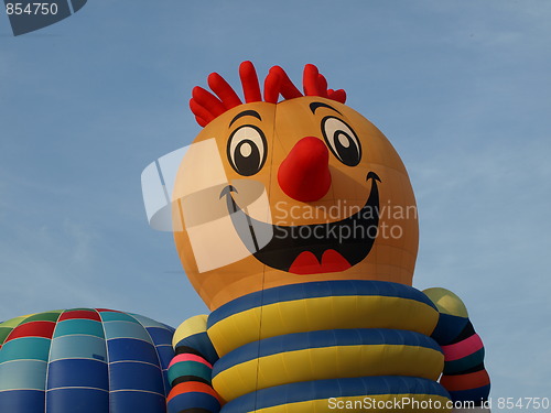 Image of Hot air balloons.