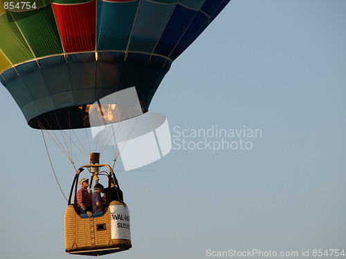 Image of Hot air balloons.