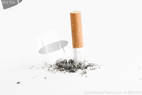 Image of Cigarette but over white