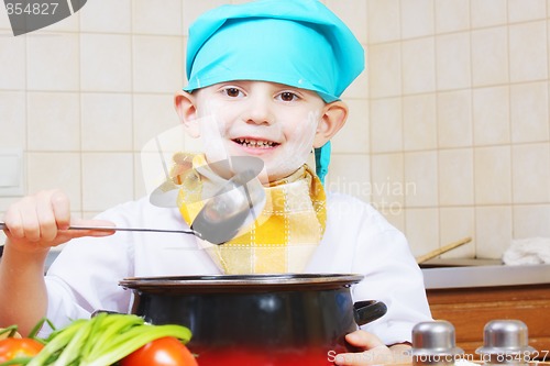 Image of Happy little cook