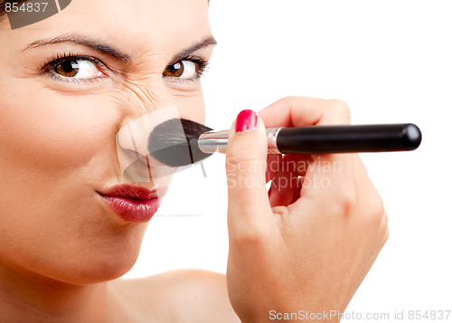 Image of Applying make-up
