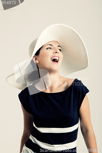 Image of Fashion woman posing