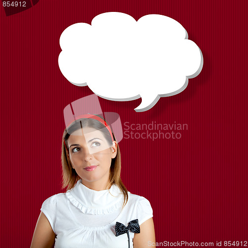 Image of Having a thought balloon