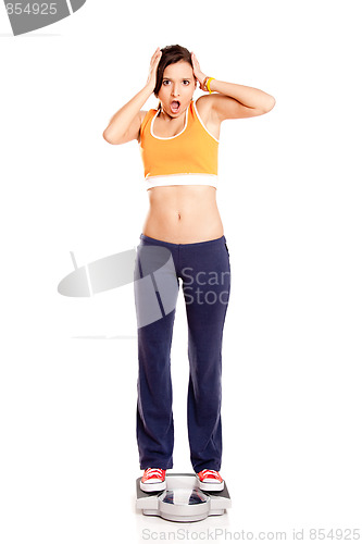 Image of Happy athletic girl 
