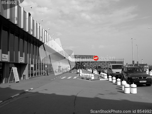 Image of Russia. Moscow. International airport Sheremetyevo. 15 April 2010. Under a ban