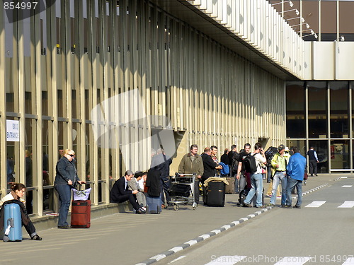 Image of Russia. Moscow. International airport Sheremetyevo. 15 April 2010. Turn