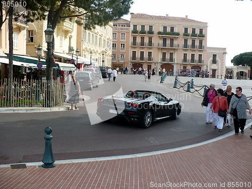 Image of Monaco. French Riviera. Monaco-Ville. Courtyard of Prince's Palace of Monaco  