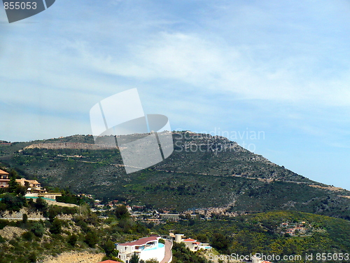 Image of French Riviera. Hill