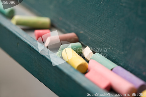 Image of Coloured chalk