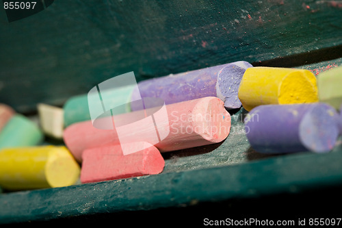 Image of Coloured chalk