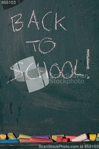 Image of Blackboard background with text