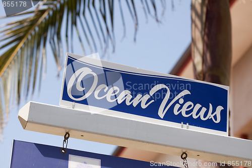 Image of Ocean Views Real Estate Sign