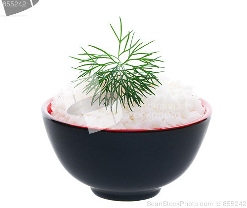 Image of Delicately Garnished Rice Bowl