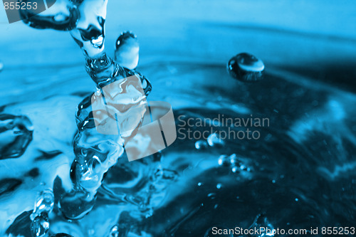 Image of blue water texture 