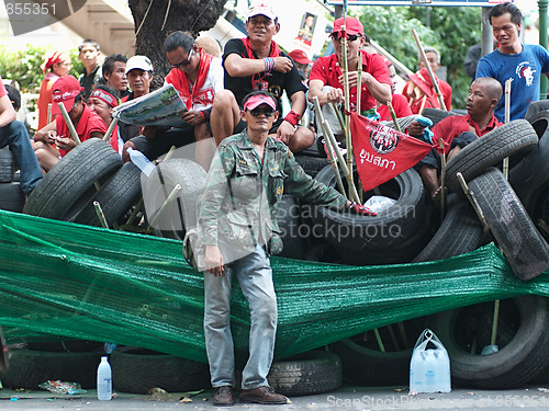 Image of Red shirt demonstrations in Bangkok 2010