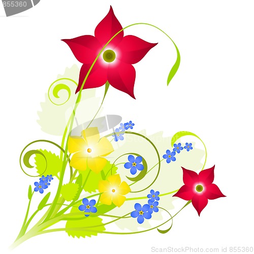 Image of Fresh floral composition