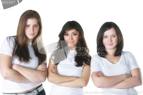 Image of Three women arms folded