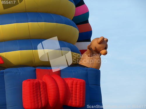 Image of Hot air balloons.