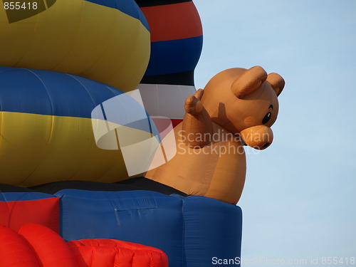 Image of Hot air balloons.