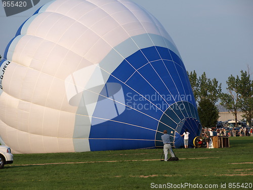 Image of Hot air balloons.