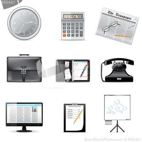 Image of Business and office icons 