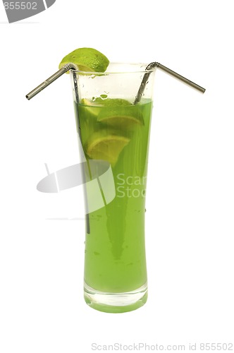 Image of lime and kiwi cocktail