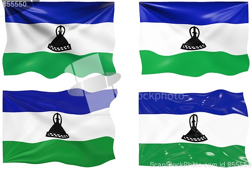 Image of Flag of Lesotho
